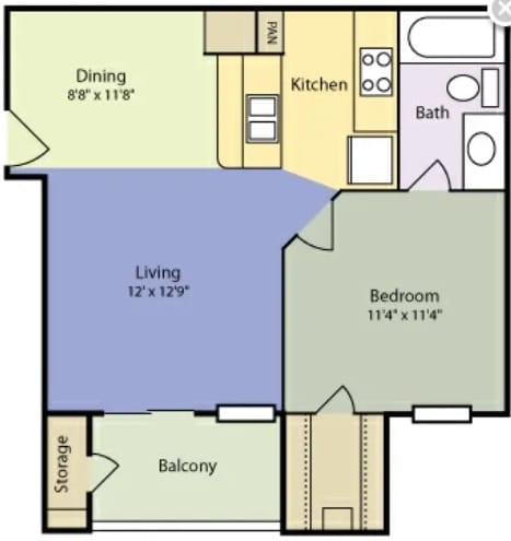 A1 Floorplan Landmark at Pine Court A1 Floorplan Landmark at Pine Court